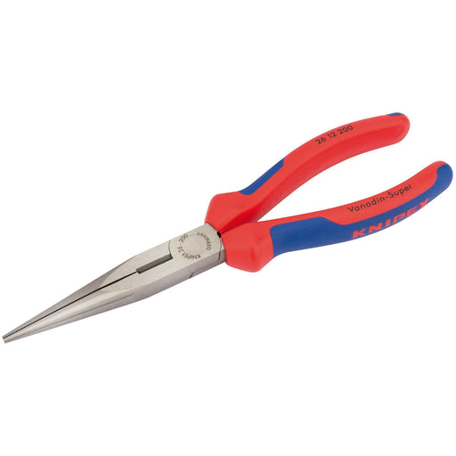 Draper Knipex 26 12 200 SBE Long Nose Pliers with Heavy Duty Handles, 200mm Draper - Dynamic Drive
