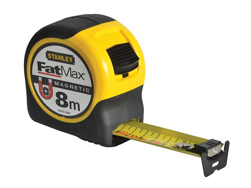 Stanley® Hand Tools FatMax® Magnetic BladeArmor® Tape 8m (Width 32mm) (Metric only) STANLEY® Hand Tools - Dynamic Drive