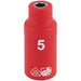 Draper Fully Insulated VDE Socket, 1/4" Sq. Dr., 5mm 31164 Draper - Dynamic Drive