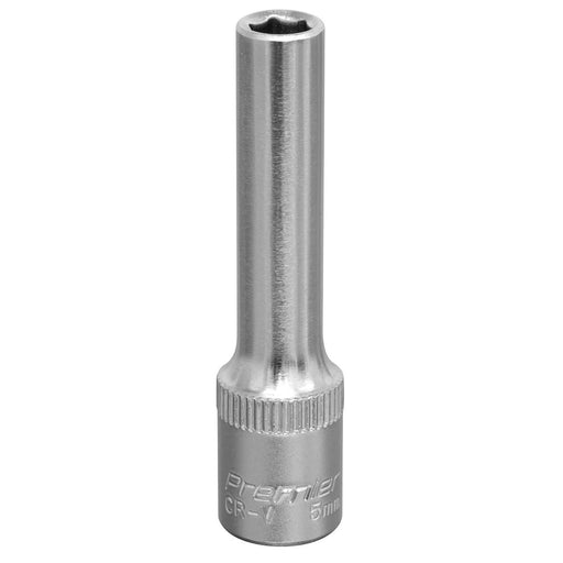 Sealey WallDrive Socket 5mm Deep 1/4"Sq Drive S1405D Sealey - Dynamic Drive