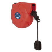 Sealey Cable Reel System Retractable 10m 1 x 230V Socket CRM101 Sealey - Dynamic Drive