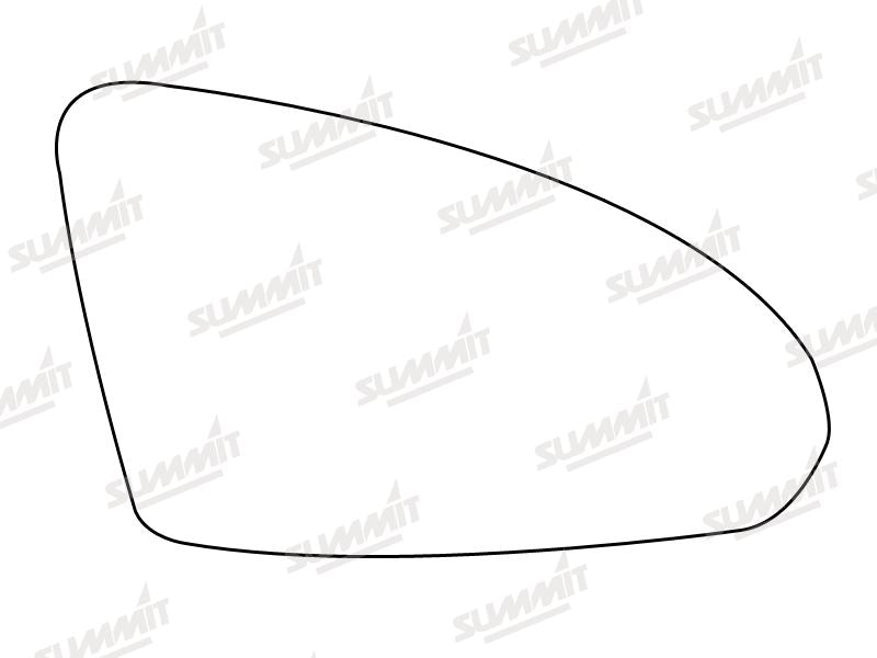 Summit Stick-On Standard Mirror Glass fits Nissan Primera 02 on RHS Summit - Dynamic Drive