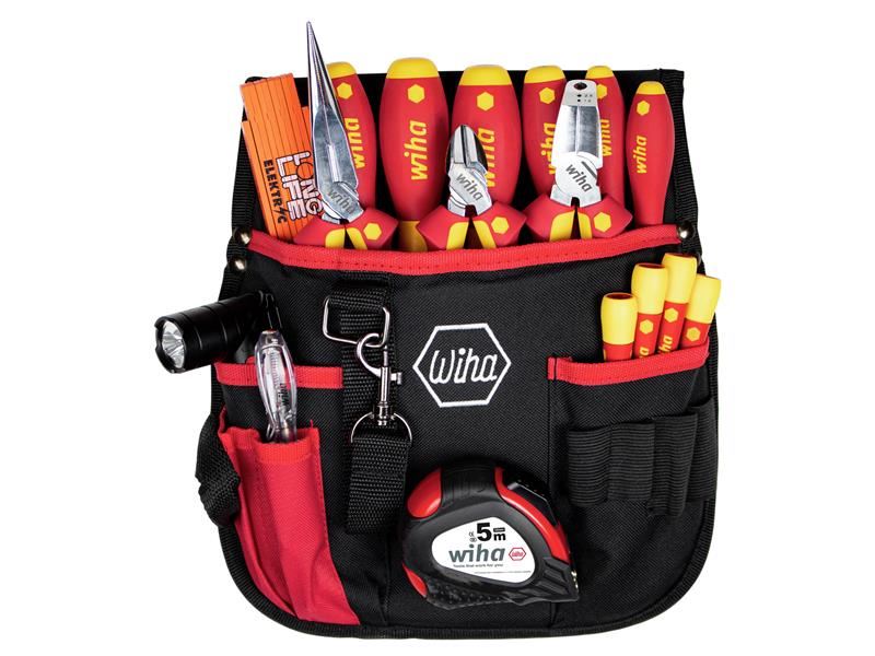 Wiha electrician Tool Set, 18 Piece (inc. Belt Pouch) Wiha - Dynamic Drive