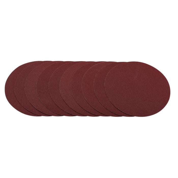Draper Sanding Discs, 200mm, 120 Grit (Pack of 10) 10233 Draper - Dynamic Drive