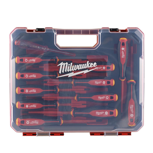 Milwaukee 4932479095 12 Piece Tri-Lobe Vde Screwdriver Set, Bunt Milwaukee - Dynamic Drive