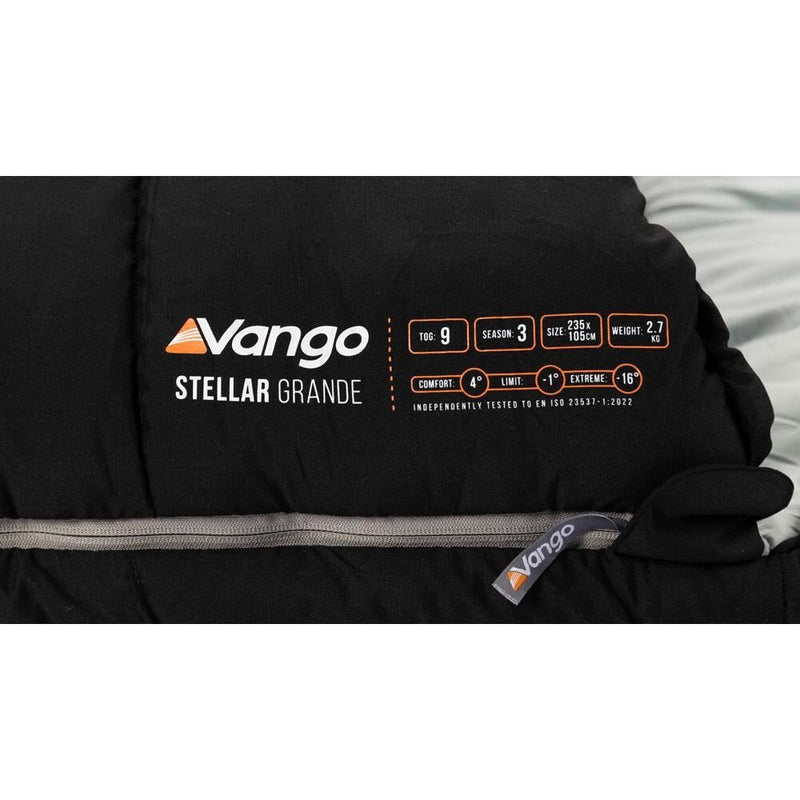 Vango Stellar Grande Sleeping Bag Black Vango - Dynamic Drive