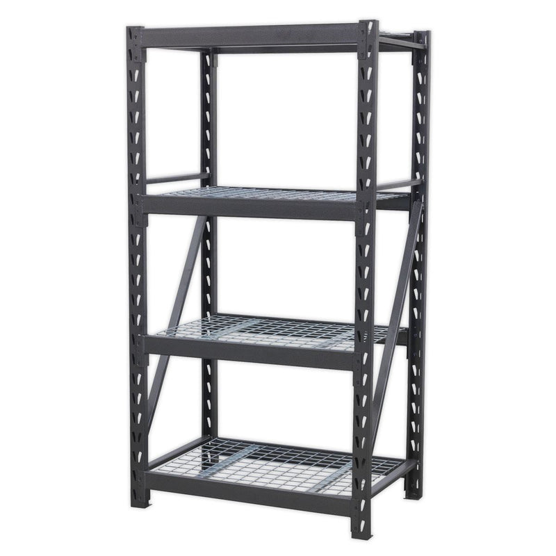 Sealey Heavy-Duty Racking Unit with 4 Mesh Shelves 640kg Capacity Per Level 978m Sealey - Dynamic Drive