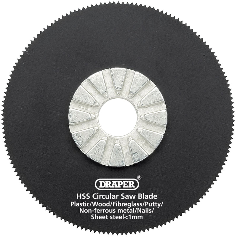 Draper HSS Circular Saw Blade, 63mm Diameter, 18tpi 26073 Draper - Dynamic Drive