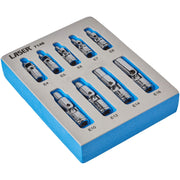 Laser Universal Joint Star Socket Set 1/4"D, 3/8"D 9pc 7146 Laser - Dynamic Drive