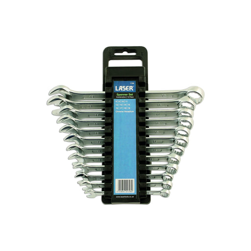 Laser Combination Spanner Set 8 - 19mm 12pc 1798 Laser - Dynamic Drive