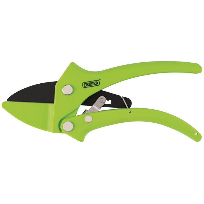 Draper Ratchet Action Anvil Pattern Secateurs, 190mm 34478 Draper - Dynamic Drive