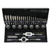 Sealey Tap and Die Set Premier Metric Split Dies HSS 4341 M3-M12 Metal Case Sealey  - Dynamic Drive