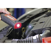 Sealey Rechargeable 360 Inspection Light 16 SMD & 3W SMD LED Black 2 x Lithium-i Sealey - Dynamic Drive