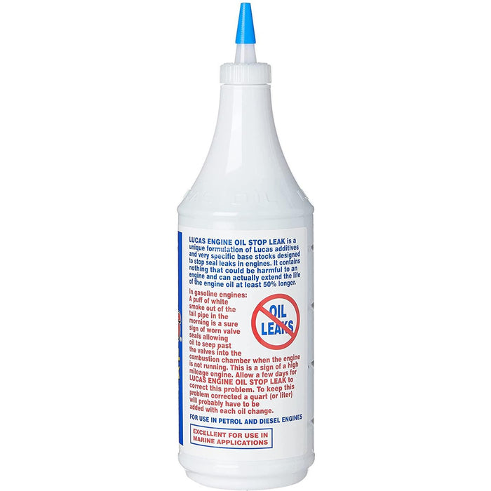 Lucas Oil 40001 Heavy Duty Oil Stabilizer-1L & 40278 Engine Stop Leak - 946ml Lucas Oil - Dynamic Drive