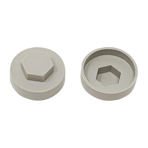 Forgefix TechFast Cover Cap Goosewing Grey 16mm (Pack 100) ForgeFix - Dynamic Drive