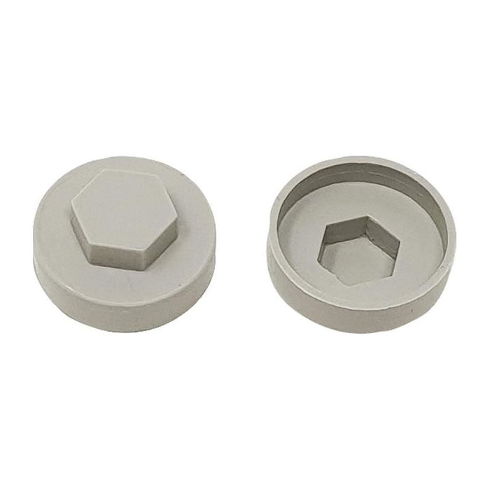 Forgefix TechFast Cover Cap Goosewing Grey 16mm (Pack 100) ForgeFix - Dynamic Drive