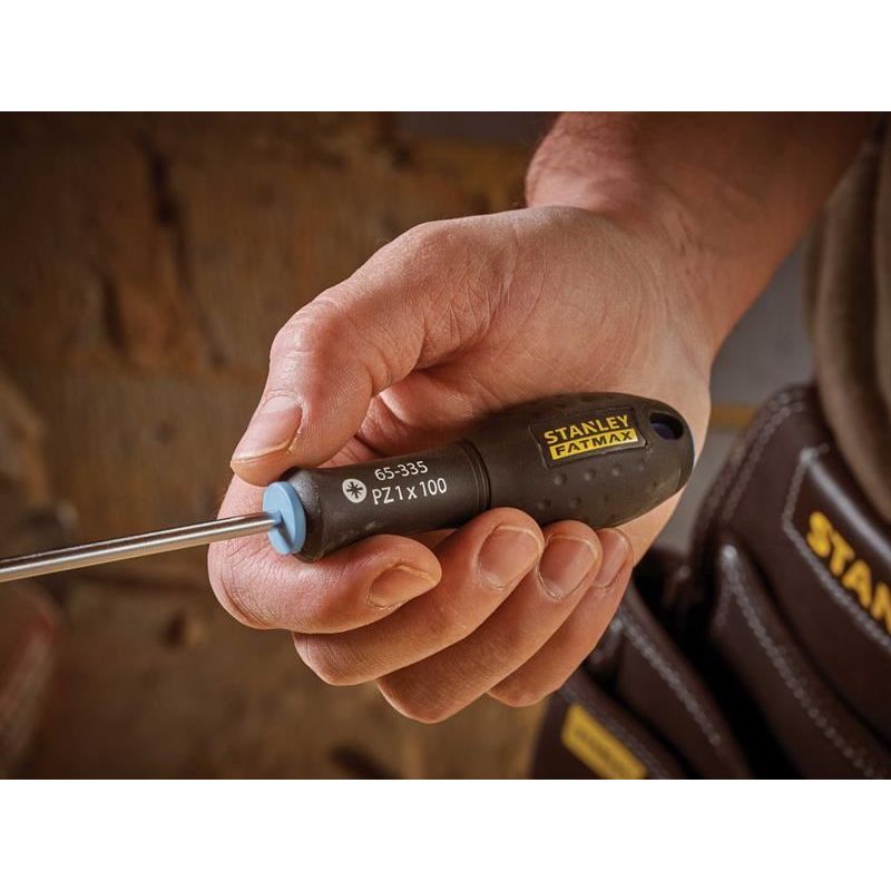 Stanley® Hand Tools FatMax® Screwdriver Pozidriv Tip PZ1 x 100mm STANLEY® Hand Tools - Dynamic Drive