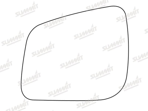 Summit Stick-On Aspheric Mirror Glass fits Mercedes A B Class 09 on LHS Summit - Dynamic Drive