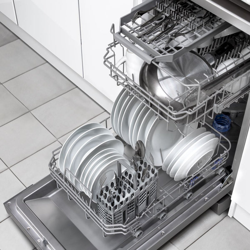 Baridi Slimline Freestanding Dishwasher 45cm Wide 10 Place Settings - Silver Baridi - Dynamic Drive