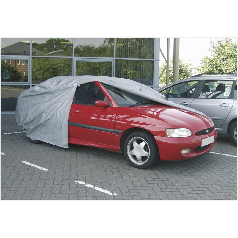 Sealey Car Cover Medium 4060 x 1650 x 1220mm CCM Sealey - Dynamic Drive