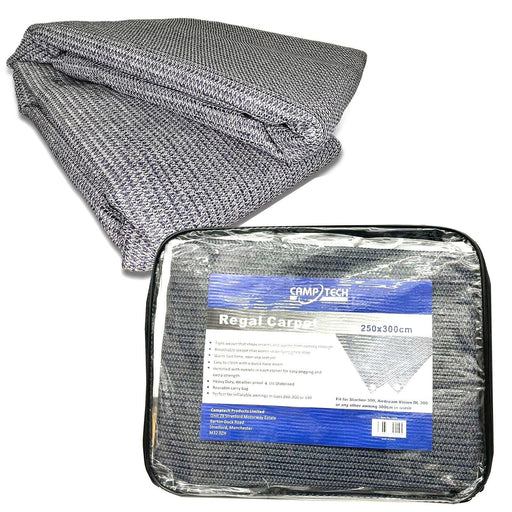 Camptech Regal Camptech Awning Breathable Grey Groundsheet Carpet Matting - 3 x 2.5 m Camptech - Dynamic Drive