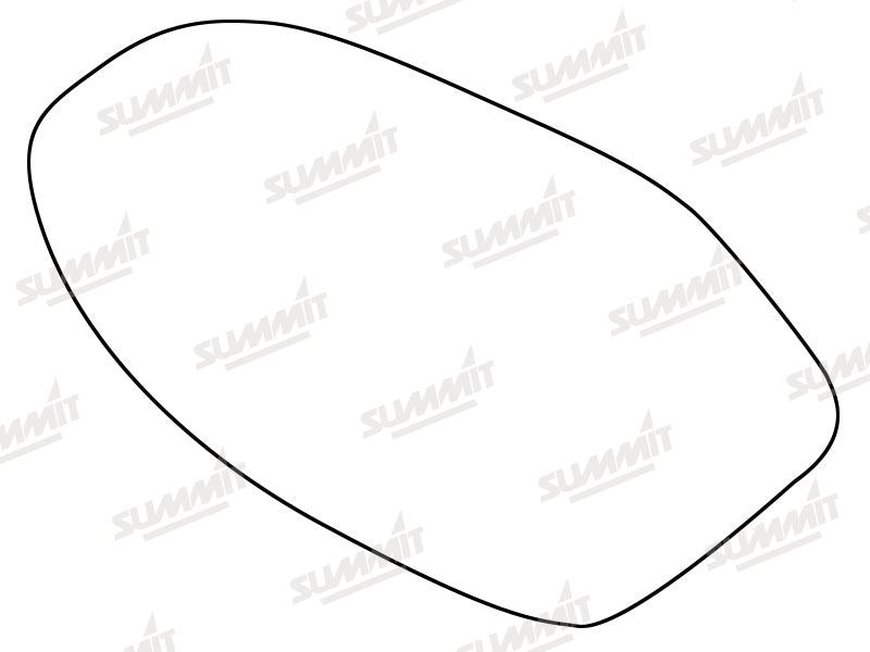 Summit Stick-On Standard Mirror Glass fits Audi A7 & RS7 RHS Summit - Dynamic Drive