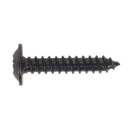 Sealey Self Tapping Screw 3.5 x 19mm Flanged Head Black Pozi Pack of 100 BST3519 Sealey - Dynamic Drive
