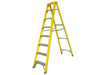 Zarges Fibreglass Swingback Steps Open, 2.71m Closed 2.98m 10 Rungs Zarges - Dynamic Drive
