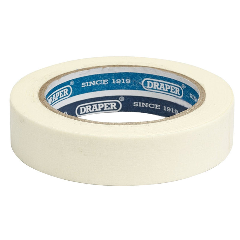 Draper Masking Tape Roll, 50m x 25mm 63481 Draper - Dynamic Drive