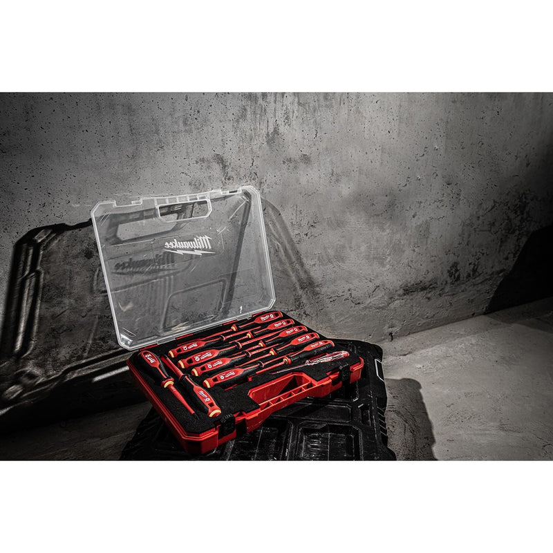 Milwaukee 4932479095 12 Piece Tri-Lobe Vde Screwdriver Set, Bunt Milwaukee - Dynamic Drive