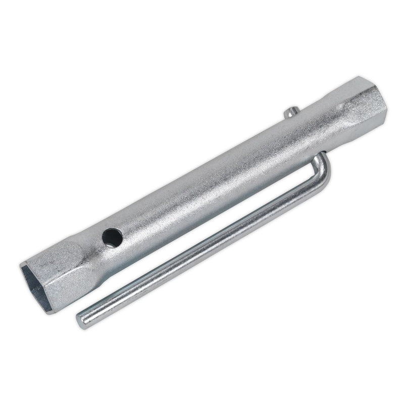 Sealey Double End Long Reach Spark Plug Box Spanner 18/21mm + L-Bar MS161 Sealey  - Dynamic Drive