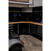 Draper BUNKER Modular Hardwood Worktop for Corner Cabinet, 865mm 33210 Draper - Dynamic Drive