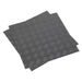 Sealey Vinyl Floor Tile Peel & Stick Backing-Silver Treadplate Pk16 FT1S Sealey  - Dynamic Drive