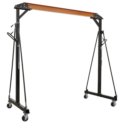 Sealey Portable Lifting Gantry Crane Adjustable 1 Tonne SG1000 Sealey - Dynamic Drive
