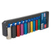 Sealey Premier 10pc 3/8" Drive Deep Multi Coloured Hex Socket Set 10-19mm Sealey  - Dynamic Drive