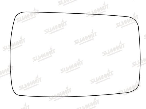 Summit Stick-On Standard Mirror Glass fits Ford Escort Orion 35 Van RHS Summit - Dynamic Drive