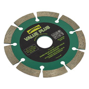 Sealey Value Plus Diamond Blade115 x 22mm WDVP115 Sealey - Dynamic Drive