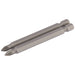 Draper PZ Type Insert Bit, 1/4" Hex, 75mm Long, No.1 (Pack of 2) 64311 Draper - Dynamic Drive