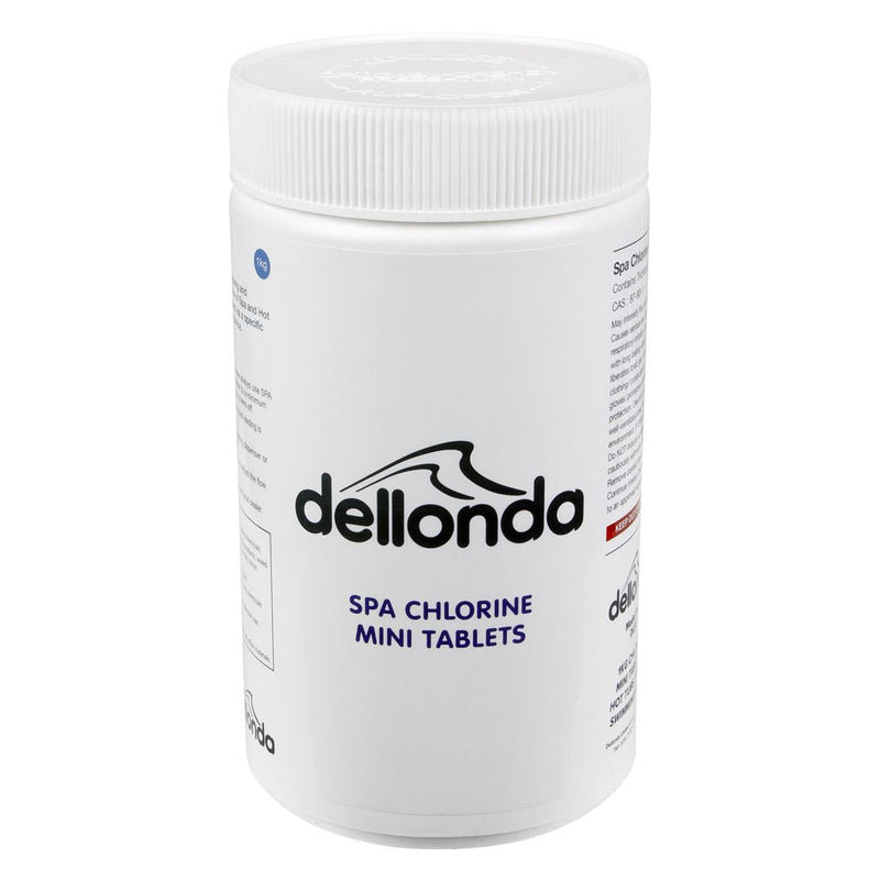 Dellonda Chlorine Mini Tabs for Hot Tubs/Spas & Swimming Pools 1kg DL51 Dellonda - Dynamic Drive
