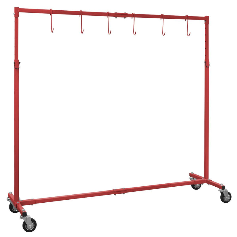Sealey Adjustable Paint Hanger 1.95m MK80 Sealey - Dynamic Drive