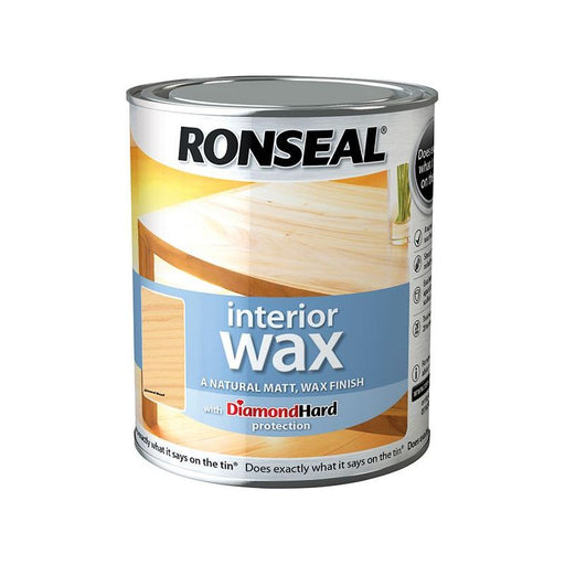 Ronseal Interior Wax Almond Wood 750ml Ronseal - Dynamic Drive