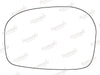 Summit Stick-On Standard Mirror Glass fits Honda Jazz 09 on LHS Summit - Dynamic Drive