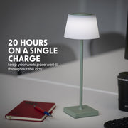 Dellonda Rechargeable Table Lamp for Home Office Restaurant RGB Colours Dellonda - Dynamic Drive