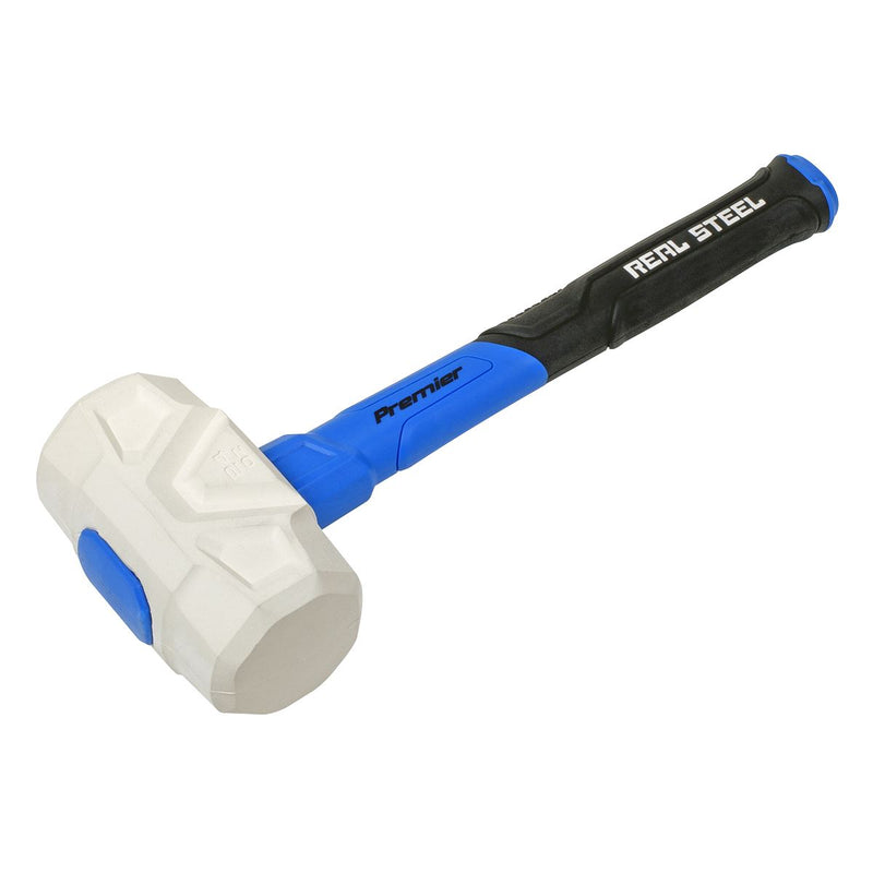 Sealey Rubber Mallet with Fibreglass Shaft 24oz RMG24 Sealey - Dynamic Drive