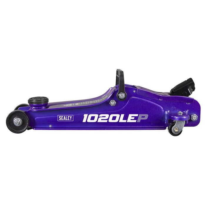 Sealey Low Profile Short Chassis Trolley Jack 2 Tonne - Purple 1020LEP Sealey - Dynamic Drive