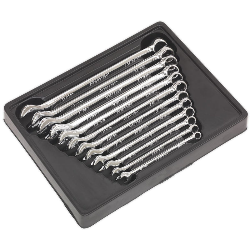 Sealey Combination Spanner Set 12pc Lock-On 6pt Metric AK63925 Sealey - Dynamic Drive