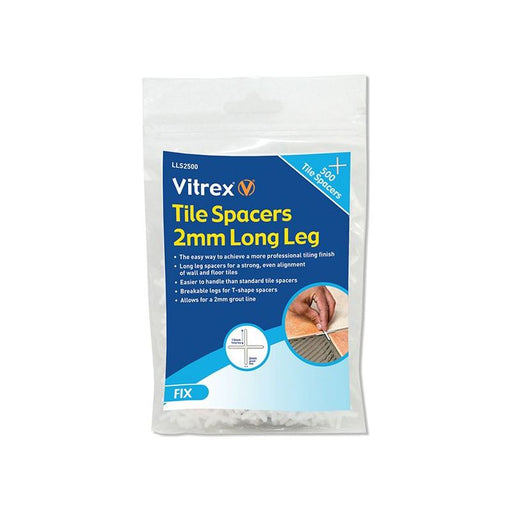 Vitrex Long Leg Spacer 2mm (Pack 500) Vitrex - Dynamic Drive
