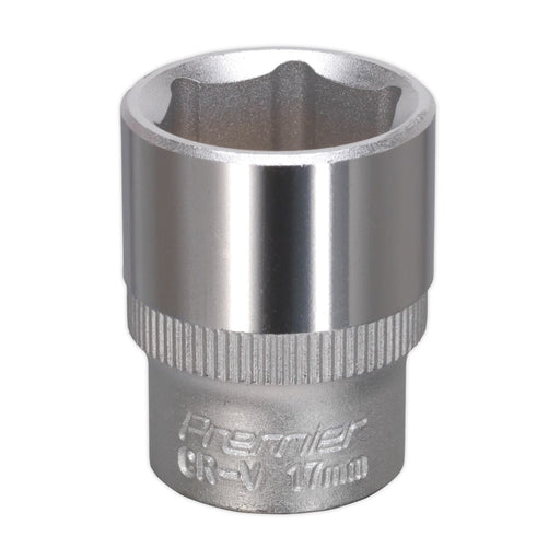 Sealey WallDrive Socket 17mm 3/8"Sq Drive S3817 Sealey - Dynamic Drive