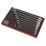 Sealey Combination Spanner Set 11pc Imperial AK63266 Sealey - Dynamic Drive