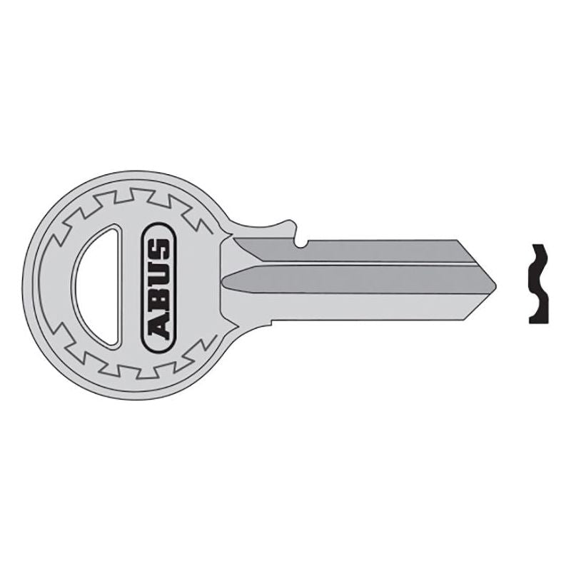 Abus Mechanical T84/40 40mm Left Hand Key Blank 08682 ABUS Mechanical - Dynamic Drive